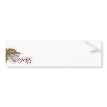 Tiger with Hearts Bumper Sticker
