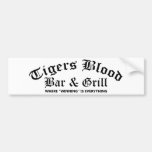 Tigers Blood Bar & Grill Bumper Stickers
