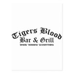 Tigers Blood Bar & Grill Postcards