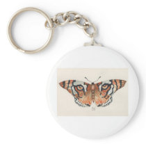 tiger's eye butterfly keychains