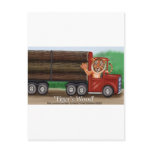 Tiger's Wood Hauling Co Funny Gifts & Collectibles Postcard