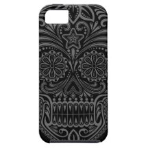 Tight Dark Sugar Skull Case For The iPhone 5