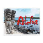 Tiki Aloha Postcard