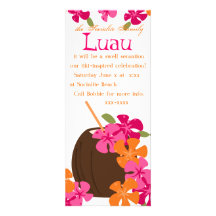 Tiki Blossoms Custom Announcement