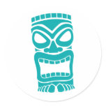 Tiki God Stickers