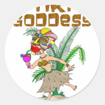TIKI GODDESS STICKERS
