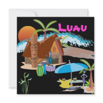 Tiki/Luau at sunset