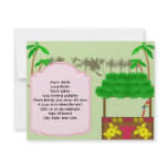 Tiki Luau Party Invitation