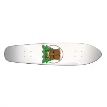 Tiki Mask Skateboard Deck