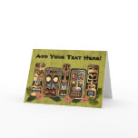 Tiki Party Greeting Card