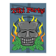 Tiki Party Invitation