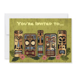 Tiki Party Invitations
