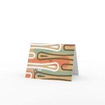 Tiki - Retro Modern Note Card