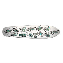 Tiki Tribal Deck Dance Skate board by Tiki tOny
