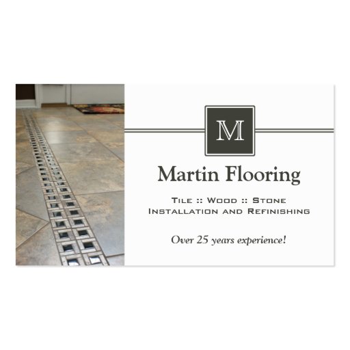 Collections Of Flooring Business Cards