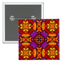 Tile Flower Buttons