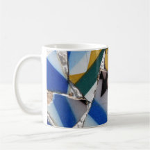 Tiled coffee cup mug