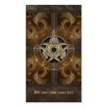 Tiled Fractal Pentacle Business Card Template
