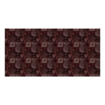 Tiles in Red Picture Card