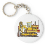 Tiling Machine Construction Key Chains keychains