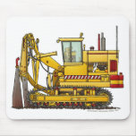 Tiling Machine Construction Mouse Pad mousepads