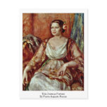 Tilla Durieux-Portrait By Pierre-Auguste Renoir postcards