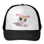 Tilly and Creampuff the Rabbit Hats