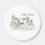 Tilly's Pack Fridge Magnet