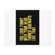 Tilt your head postcards