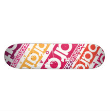 Tilted Logo Board Skate Board Decks