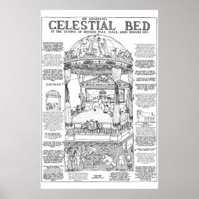 tim Hunkin's celestial bed poster by thinkins