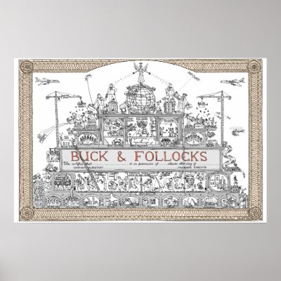 tim hunkin's share certificate print by thinkins