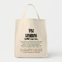 Tim Minchin Canvas Bag