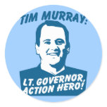 Tim Murray Action Hero stickers