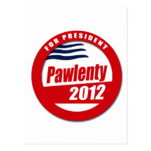 Tim Pawlenty 2012 Post Cards