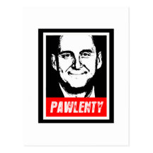 TIM PAWLENTY 2012 POSTCARD