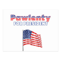 Tim Pawlenty for President Patriotic American Flag Postcard