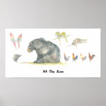 Tim the Bear at the zoo posters