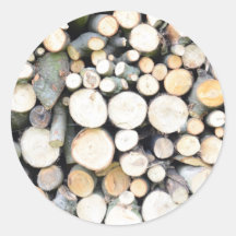 Timber background stickers