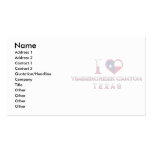 Timbercreek Canyon, Texas Business Card Templates