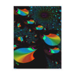 TIME AND SPACE 2 ~ ABSTRACT ART PRINT POSTCARD