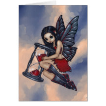 "Time Flies" Greeting Card