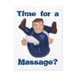 Time for a Massage? postcard I