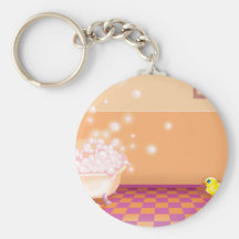 time for a rubber ducky tubby key chain