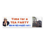 Time for Another Tea Party America! bumper stickers