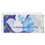 Time for Peace Gift Certificate template rack cards