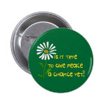 Time For Peace Pinback Button
