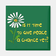 Time For Peace Refrigerator Magnets