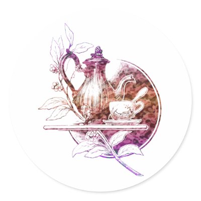 Time for Tea, Nostalgic Design Sticker