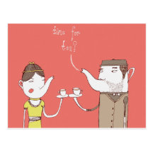 Time For Tea Post Card